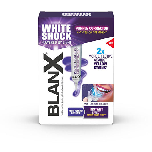 BlanX White Shock Purple Treatment & Led - Teeth Whitening Set 20ml