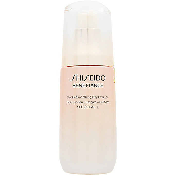 Shiseido Benefiance Wrinkle Smoothing Day Emulsion Spf 30 Pa+++ - Ochranná Emulze Proti Stárnutí Pleti 75ml