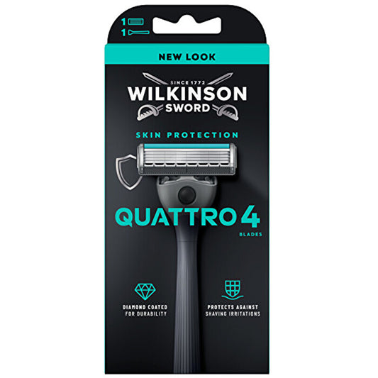 Wilkinson Sword Skin Protection Quattro 4 - Razor & 1 Head