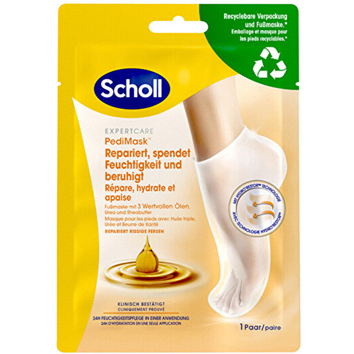 Scholl Pedimask™ Triple Oil Foot Mask ( 1 Pár ) - Maska Na Chodidla