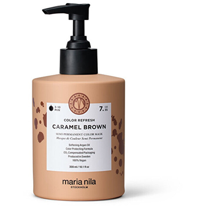 Maria Nila Color Refresh Caramel Brown Mask 7.35 - Tónovací Maska 300ml
