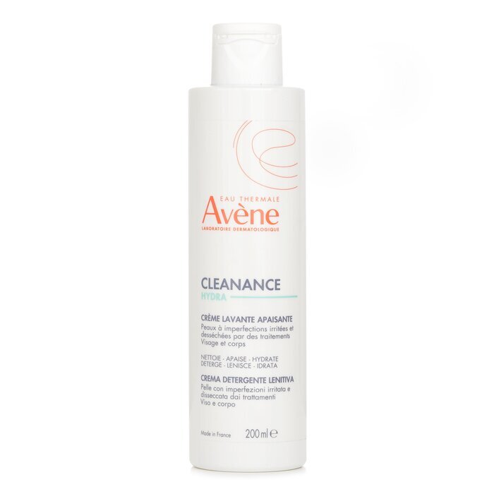 Avene Cleanance HYDRA Soothing Cleansing Cream - For Blemish-Prone Skin Left Dry & Irritated by Treatments (Random Packaging) 200ml/6.7oz