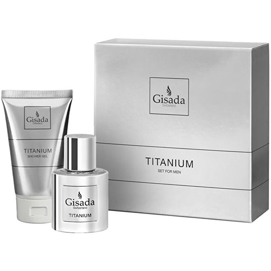 Gisada Titanium Dárková Sada Eau De Parfum 50ml A Sprchový Gel 100ml 50ml