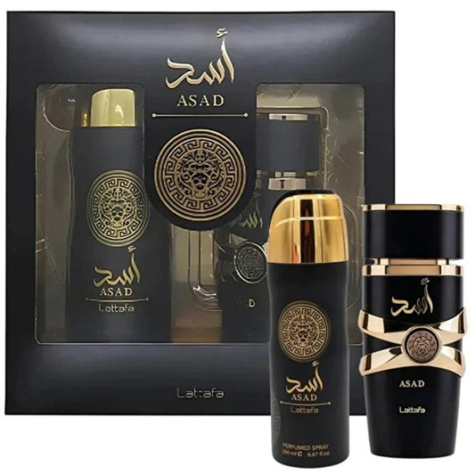 Lattafa Perfumes Asad Dárková Sada Eau De Parfum 100ml A Deospray 200ml 100ml