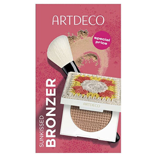 Artdeco Bronzing Powder St. Tropez & Powder Brush Set - Sada Bronzeru A štětce