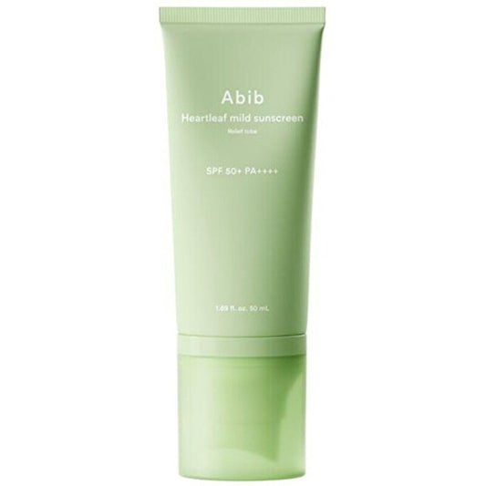 Abib Heartleaf Mild Sunscreen Spf 50+ - Ochranný Krem 50ml