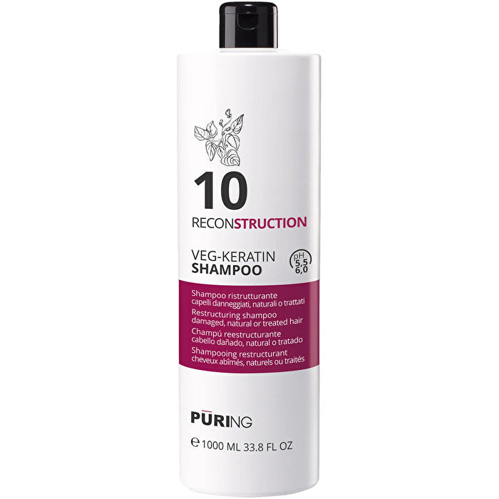 Puring 10 Reconstruction Veg-keratin Shampoo - Regenerační šampon 300ml