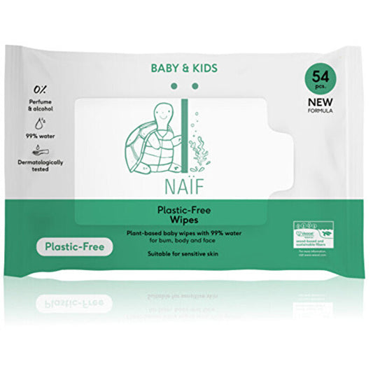 Naif Wipes - Vlhčene Ubrousky Pro Děti A Miminka 54 Ks