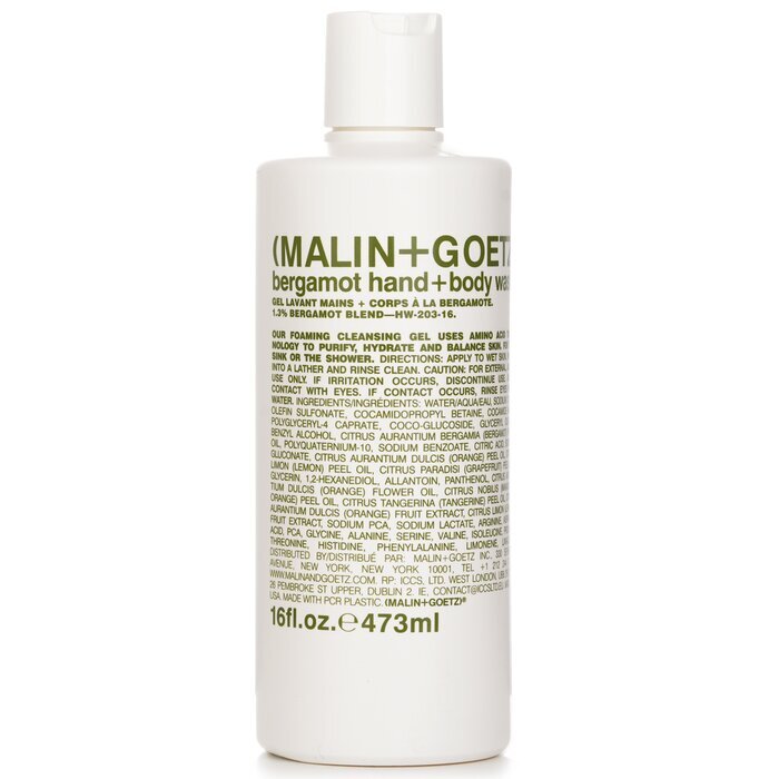 MALIN+GOETZ Bergamot Hand+Body Wash 473ml/16oz