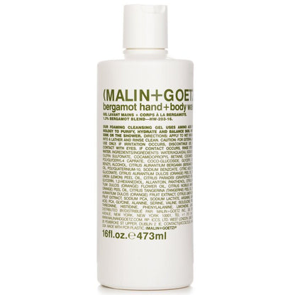MALIN+GOETZ Bergamot Hand+Body Wash 473ml/16oz