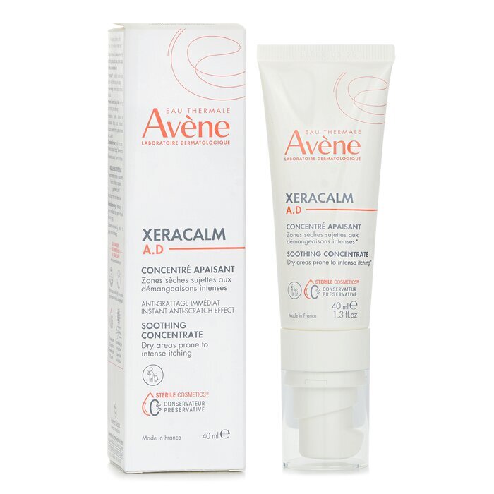 Avene XeraCalm A.D Soothing Concentrate - For Dry Areas Prone to Intense Itching & Atopic Eczema 40ml