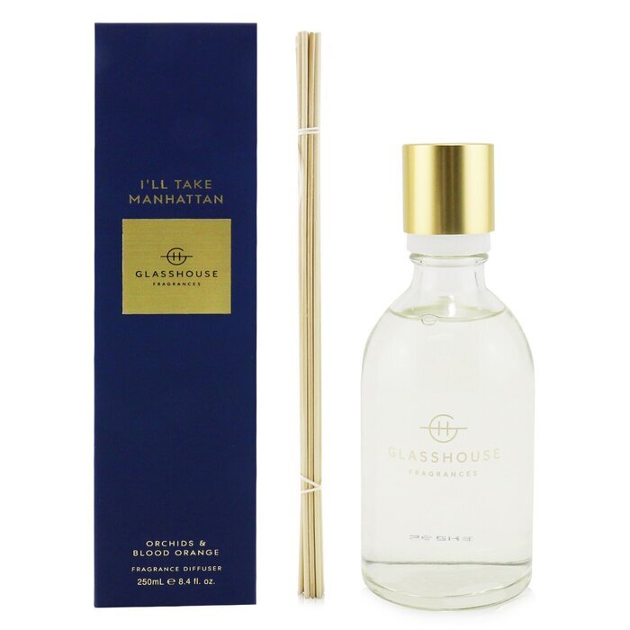 Glasshouse Diffuser - I'll Take Manhattan (Orchids & Blood Orange) 250ml/8.4oz