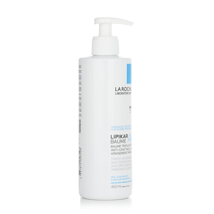 La Roche Posay Lipikar Baume AP+M Triple-Action Balm - Anti-Scratching, Anti Dry Skin Flare-Ups, Immediate Soothing(Random Packaging) 400ml/13.5oz