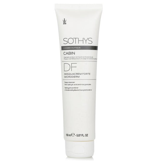 Sothys Cosmeceutique DF Desquacrem Forte Microderm Deep Cleanser - With Salicylic Acid & Rice Granules (Salon Size) 150ml/5.07oz