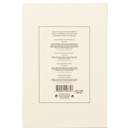 Jo Malone White Moss & Snowdrop Scent Pairing Collection 4pcs