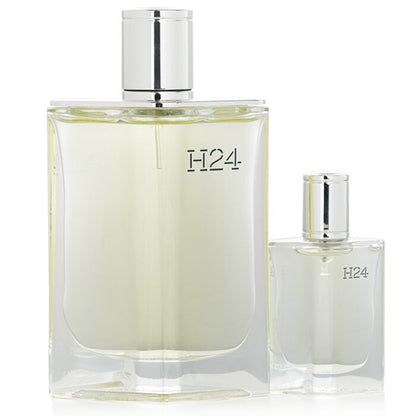 Hermes H24 Coffret: Eau De Toilette Spray 100ml/3.3oz + Eau De Toilette Spray 12.5ml/0.42oz 2pcs