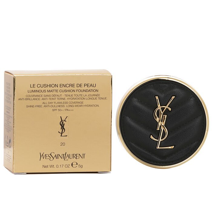 Yves Saint Laurent Le Cushion Encre De Peau Luminous Matte Cushion Foundation SPF23 - # 20 (Mini Size) 5g/0.17oz