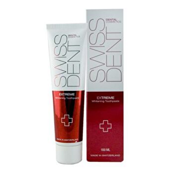 Swissdent Stainless Extreme Whitening Toothpaste - Whitening Toothpaste For Smokers 100ml