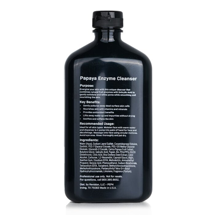 Revision Skincare Papaya Enzyme Cleanser (Salon Size) 473ml/16oz