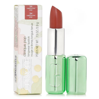 Clinique Pop Longwear Lipstick Satin��- # 34 Cappuccino Pop 3.9g/0.13oz