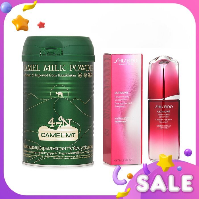 Camel MT Camel Milk Powder + Shiseido Ultimune Power Infusing Concentrate 2pcs
