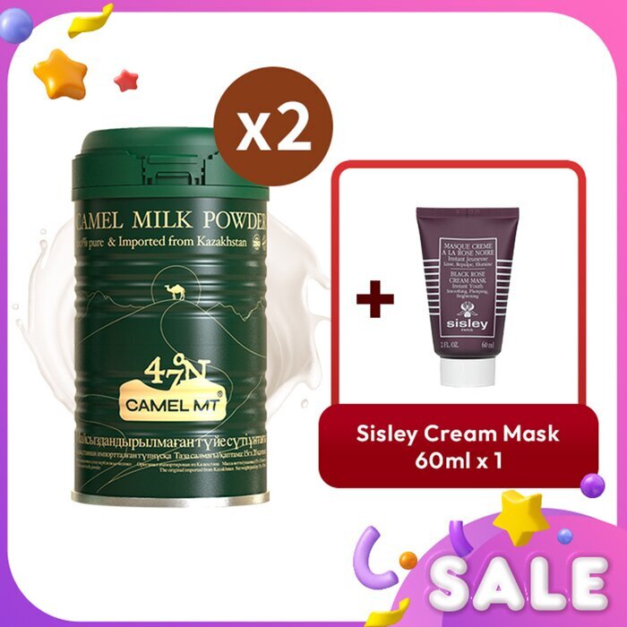 Camel MT Camel Milk Powder x2 + Sisley Black Rose Cream Mask 3pcs