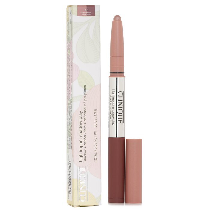 Clinique High Impact Shadow Play™ Shadow + Definer - # Strawberries + Chocolate 1.9g