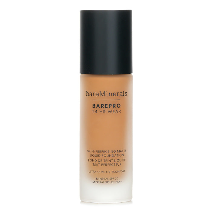 BareMinerals BAREPRO 24HR WEAR Skin Perfecting Matte Liquid Foundation Mineral SPF 20 - # Medium 37 Warm 30ml/1oz