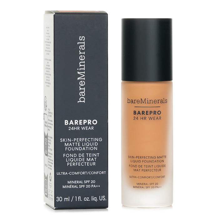 BareMinerals BAREPRO 24HR WEAR Skin Perfecting Matte Liquid Foundation Mineral SPF 20 - # Medium 35N Neutral 30ml/1oz
