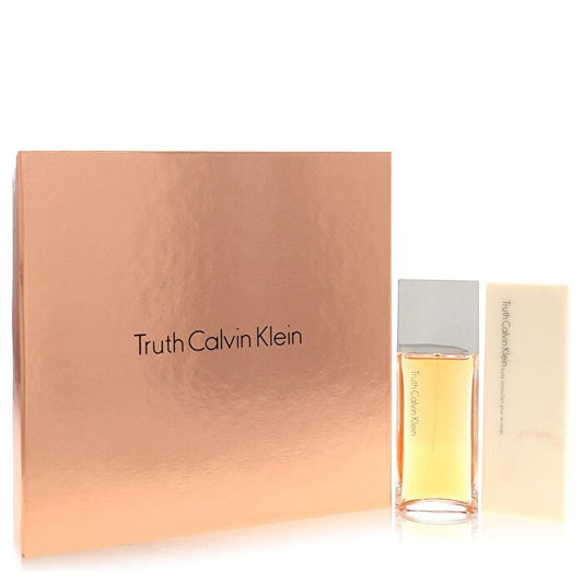 Calvin Klein Truth Gift Set - Eau De Parfum Spray + 3.4 oz Body Lotion