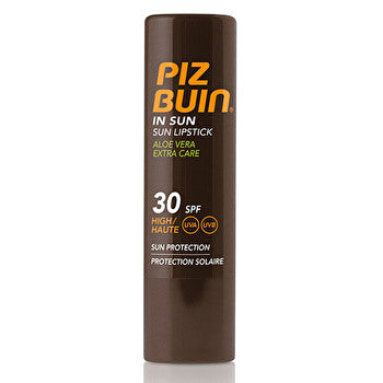 Piz Buin Lip Balm With Aloe Vera - Aloe Vera Sun Lipstick Extract Care Spf 20