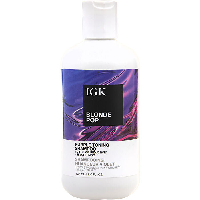IGK Blonde Pop Purple Toning Shampoo 236ml/8oz
