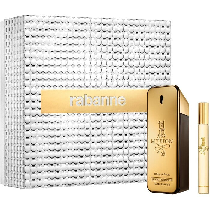 Paco Rabanne 1 Million Gift Set Eau De Toilette 100ml And Miniatures 1 Million Eau De Toilette 10ml 110ml