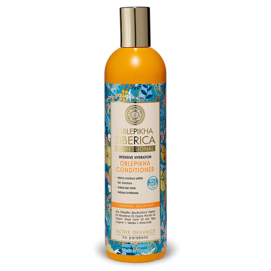 Natura Siberica Oblepikha Conditioner For Normal & Dry Hair - Sea Buckthorn Moisturizing Balm 400ml