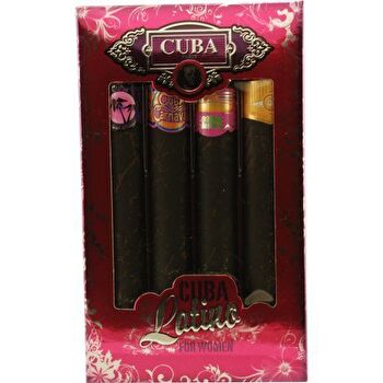 Cuba Jungle Gift Set Heartbreaker Eau De Toilette 35ml Snake Eau De Toilette 35ml Tiger Eau De Toilette 35ml And Zebra Eau De Toilette 35ml 140ml