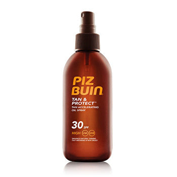 Piz Buin Doubly Accelerates The Natural Tanning Process - Tan & Protect Tan Intensifying Oil Spray Spf 6