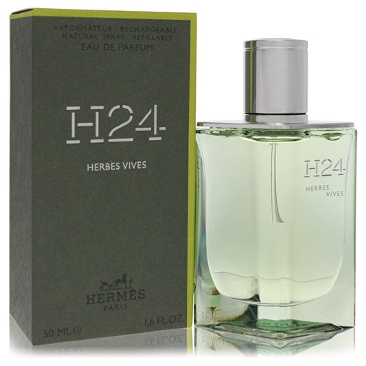 Hermes H24 Herbes Vives Eau De Parfum Refillable Spray 50ml/1.7oz