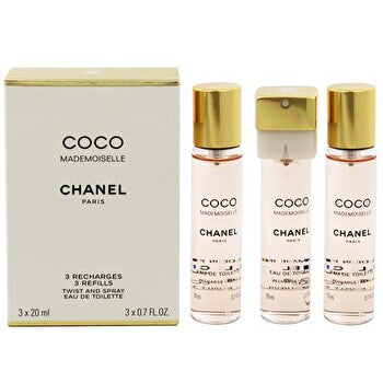 Chanel Coco Mademoiselle Eau De Toilette (3x 20ml) Filling 60ml