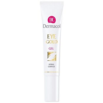 Dermacol Gold Eye Gel - Eye Gel Against Swelling Fatigue And Circles Under The Eyes 15ml
