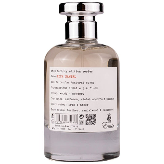 Paris Corner Rich Santal Factory Edition Eau De Parfum 100ml