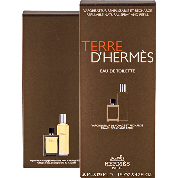 Hermes Terre D'hermes Gift Set Eau De Toilette 30ml And Filling Terre D'hermes 125ml 30ml