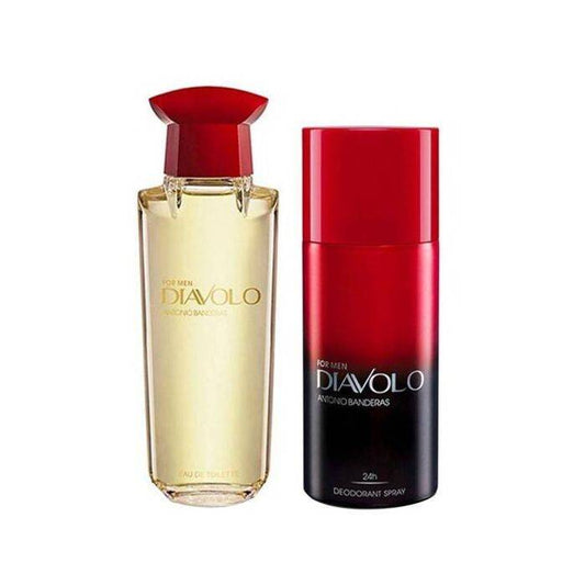 Antonio Banderas Diavolo Man Set Eau De Toilette 100ml & Deodorant Spray 150ml