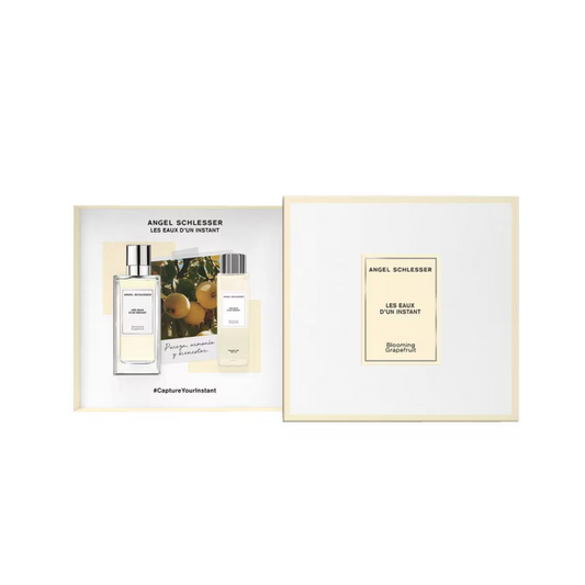 Angel Schlesser Les Eaux D'un Instant Blooming Grapefruit Unisex Set Eau De Toilette 100ml & Sg 100ml
