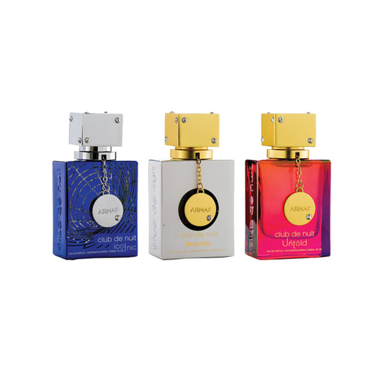 Armaf Club De Nuit Unisex Set Eau De Parfum 3x 30ml (iconic & Imperiale & Untold)