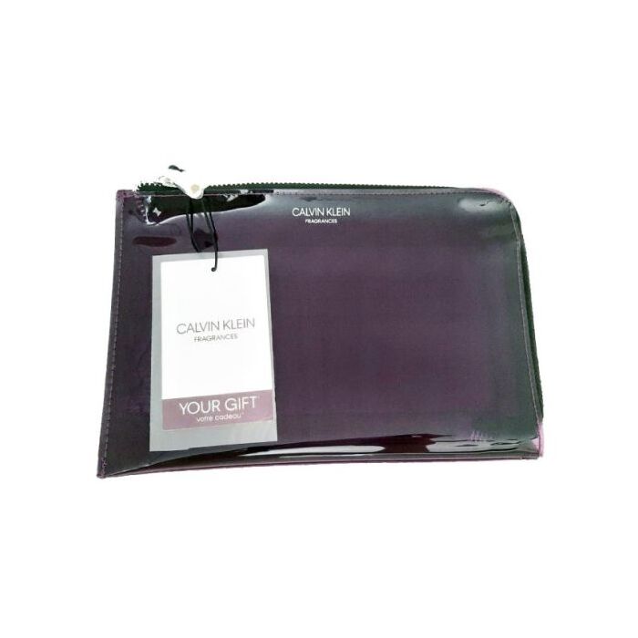 Calvin Klein Purple Cosmetic Pouch