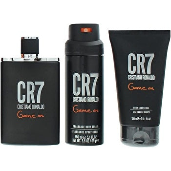 Cristiano Ronaldo Cr7 Game On Man Set Eau De Toilette 100ml & Sg 150ml & Body Spray 150ml