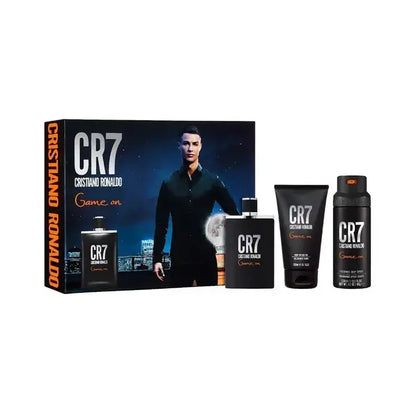 Cristiano Ronaldo Cr7 Game On Man Set Eau De Toilette 100ml & Sg 150ml & Body Spray 150ml