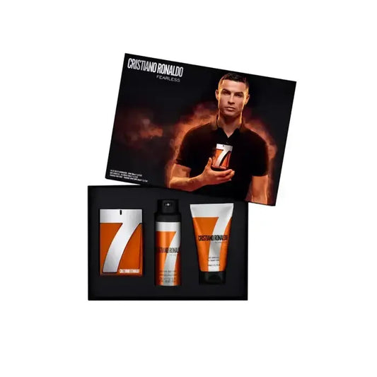 Cristiano Ronaldo Cr7 Fearless Man Set Eau De Toilette 100ml & Sg 150ml & Body Spray 150ml