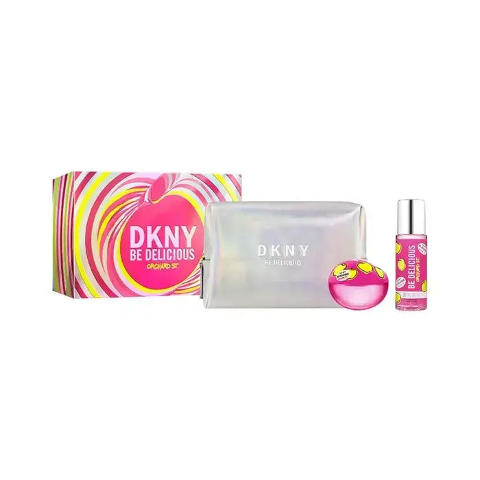 Donna Karan Be Delicious Orchard St. Woman Set Eau De Parfum 100ml & B/mist 125ml & Pouch