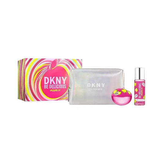 Donna Karan Be Delicious Orchard St. Woman Set Eau De Parfum 100ml & B/mist 125ml & Pouch